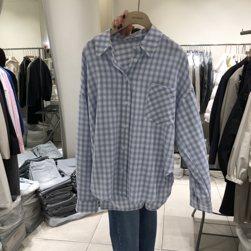 NAVYBURST東大門代購女裝新款真品熱賣人氣職業襯衫蕾絲衫NAVY BURST襯衫/蕾絲衫圖色2