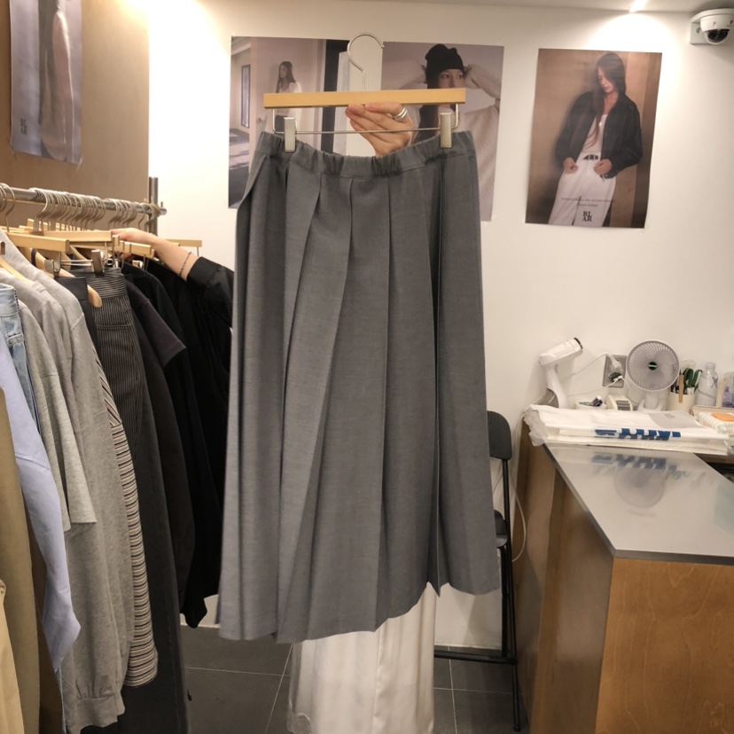 BLAIR韓國直郵女裝新品推薦熱賣人氣休閑半身裙中短裙褶皺BLAIR seoul半身裙/中短裙