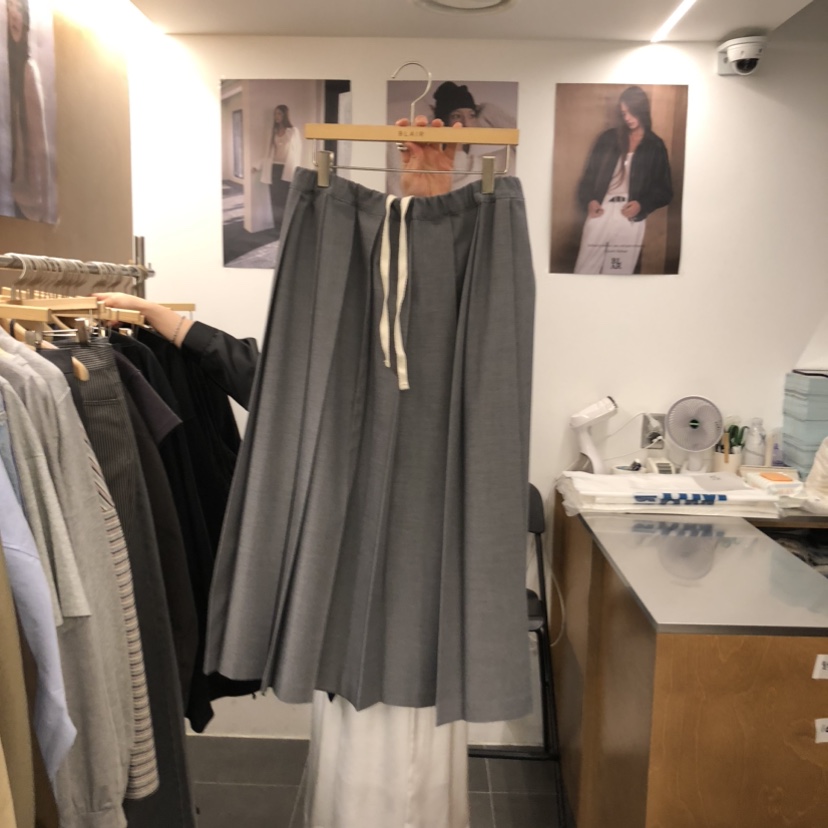 BLAIR韓國直郵女裝新品推薦熱賣人氣休閑半身裙中短裙褶皺BLAIR seoul半身裙/中短裙圖色1