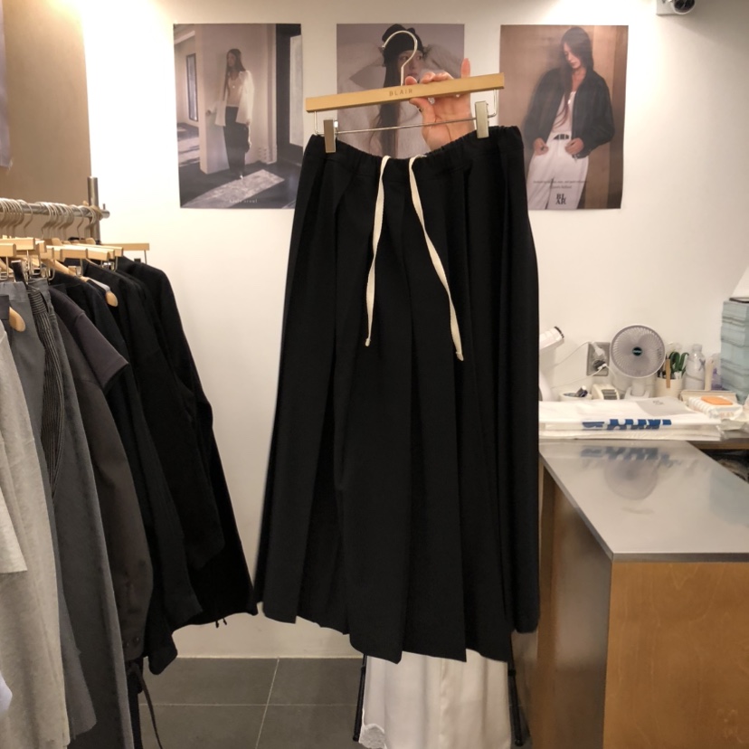 BLAIR韓國直郵女裝新品推薦熱賣人氣休閑半身裙中短裙褶皺BLAIR seoul半身裙/中短裙圖色2