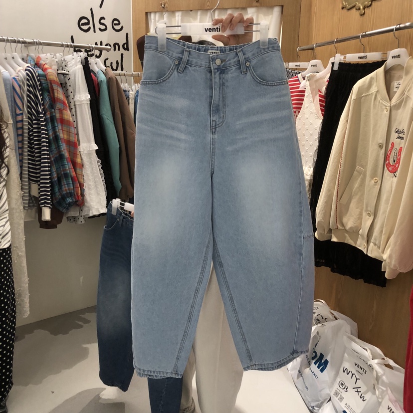 VENTI東大門代購女裝新款休閑人氣真品時尚26春夏熱賣牛仔褲VENTI牛仔褲圖色1