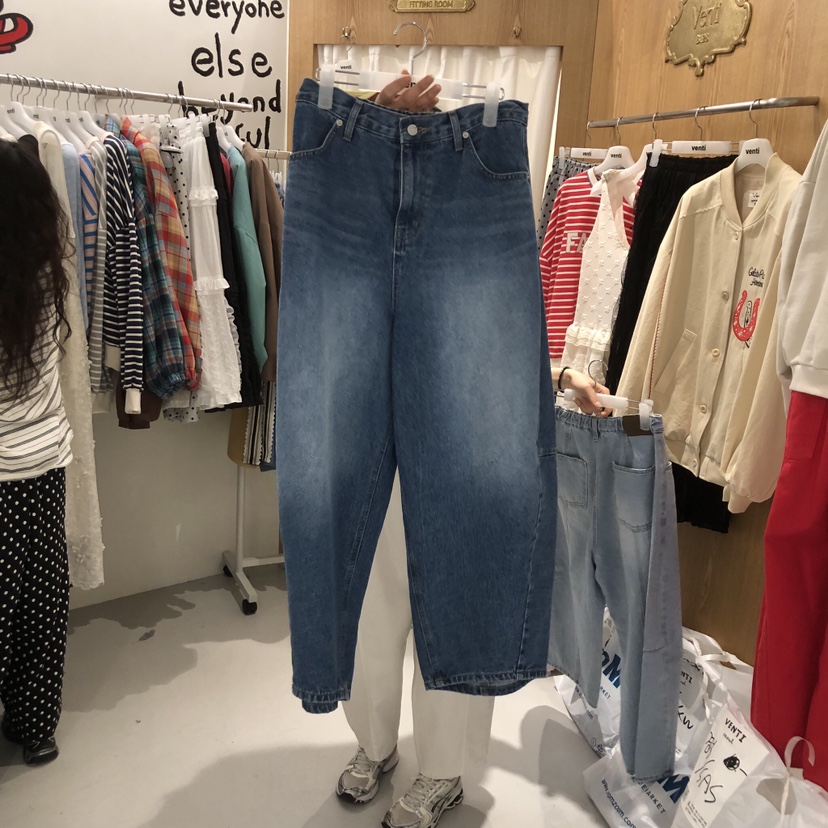 VENTI東大門代購女裝新款休閑人氣真品時尚26春夏熱賣牛仔褲VENTI牛仔褲圖色2