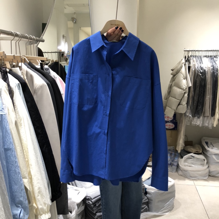 NAVYBURST東大門實拍女士新品時尚休閑推薦人氣襯衫蕾絲衫NAVY BURST襯衫/蕾絲衫圖色3