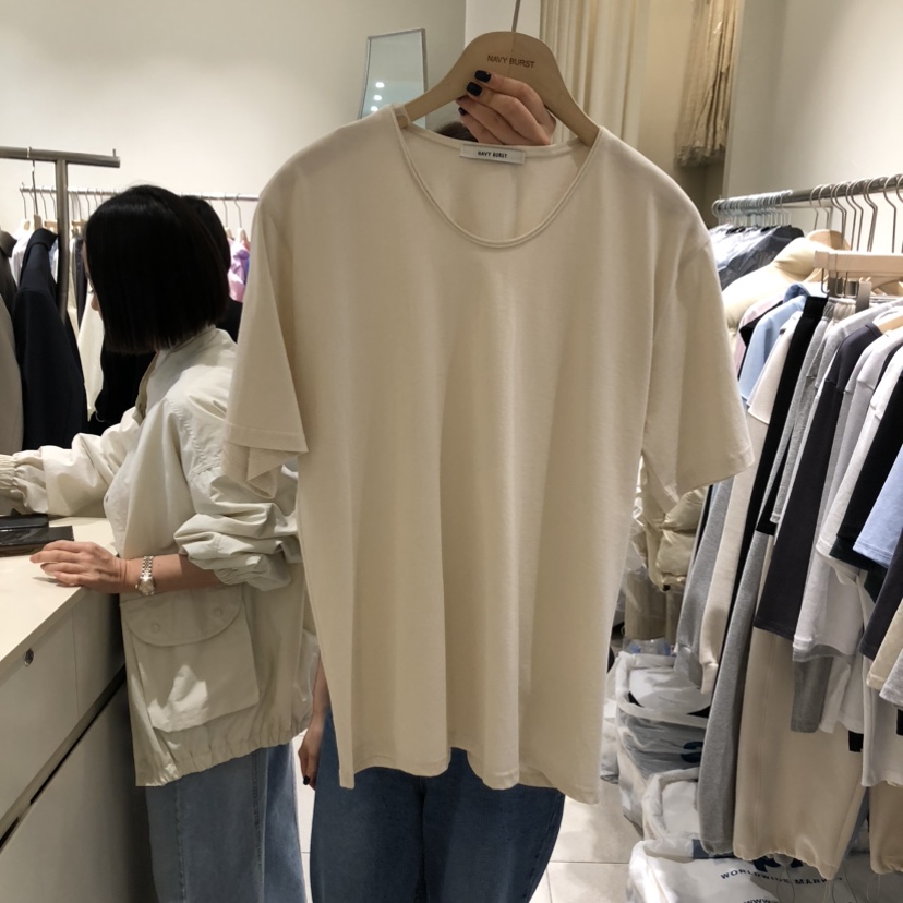 NAVYBURST東大門直郵女裝新品26春夏人氣職業休閑真品T恤NAVY BURSTT恤圖色2