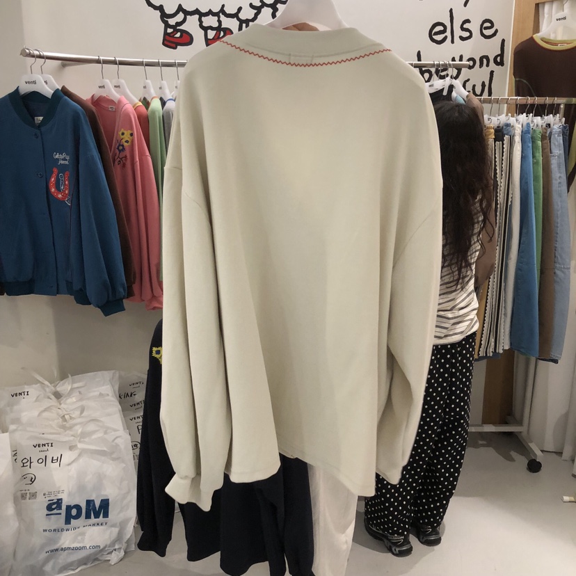 VENTI東大門代購女裝新品時尚休閑熱賣人氣真品夾克開衫繡花VENTI夾克