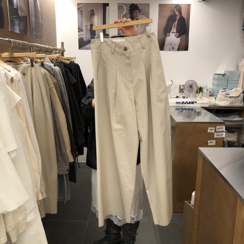 BLAIR東大門代購女裝新款休閑推薦時尚熱賣真品休閑褲闊腿褲BLAIR seoul休閑褲圖色1