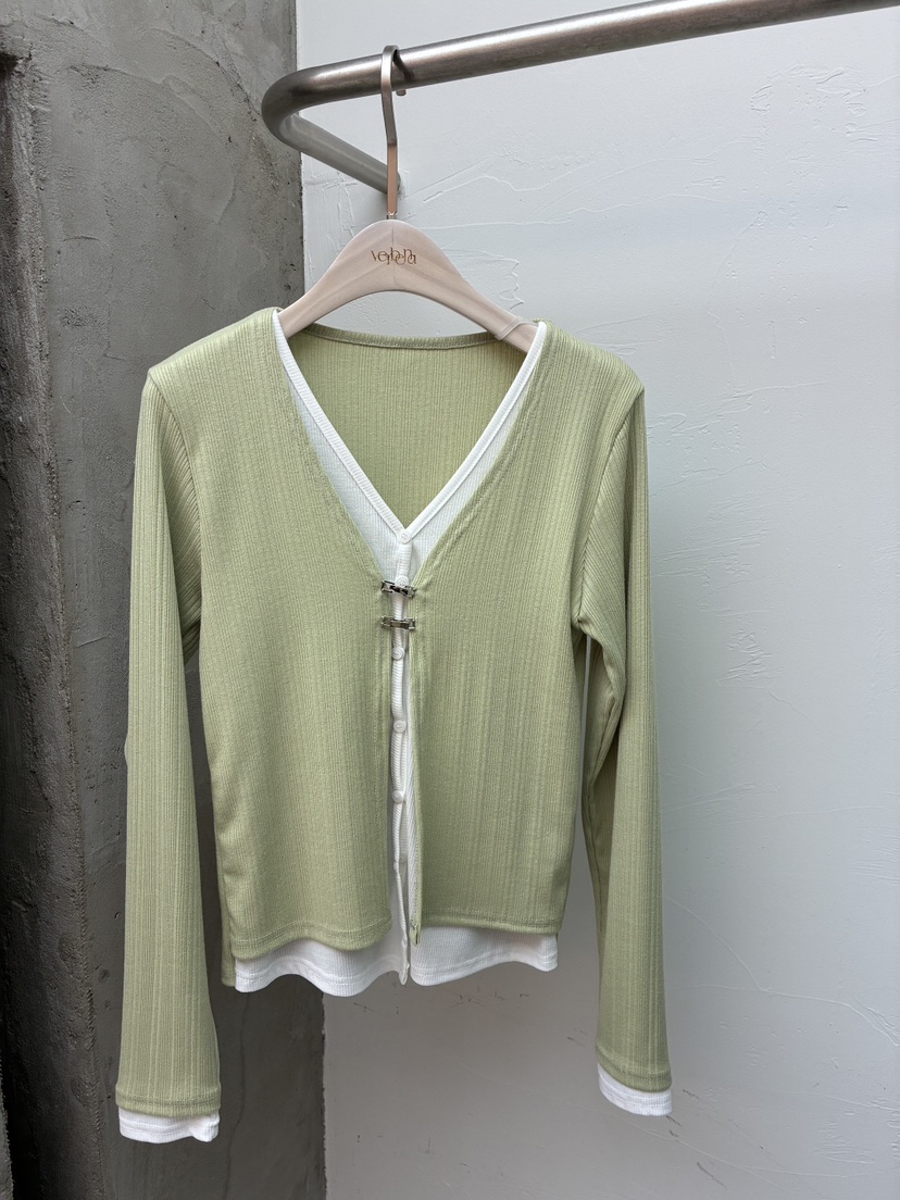 Verbena東大門直郵女裝新款真品時尚推薦熱賣休閑26春夏針織衫Verbena針織衫圖色2