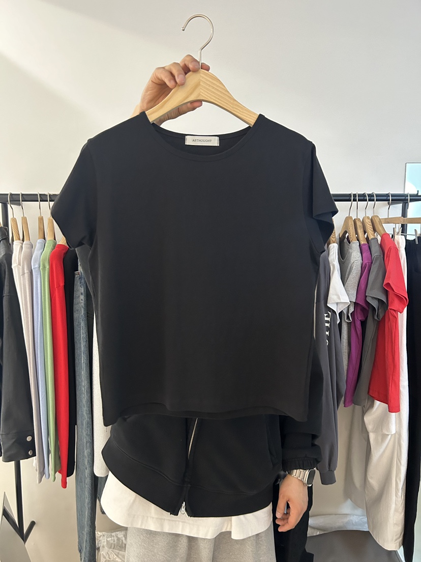 AS THOUGHT東大門實拍女士新品時尚熱賣真品休閑人氣T恤AS THOUGHTT恤圖色6