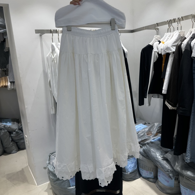 RICH SISTER東大門實拍女裝新品真品人氣熱賣長裙棉質蕾絲RICH SISTER長裙