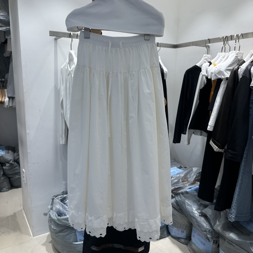 RICH SISTER東大門實拍女裝新品真品人氣熱賣長裙棉質蕾絲RICH SISTER長裙圖色1