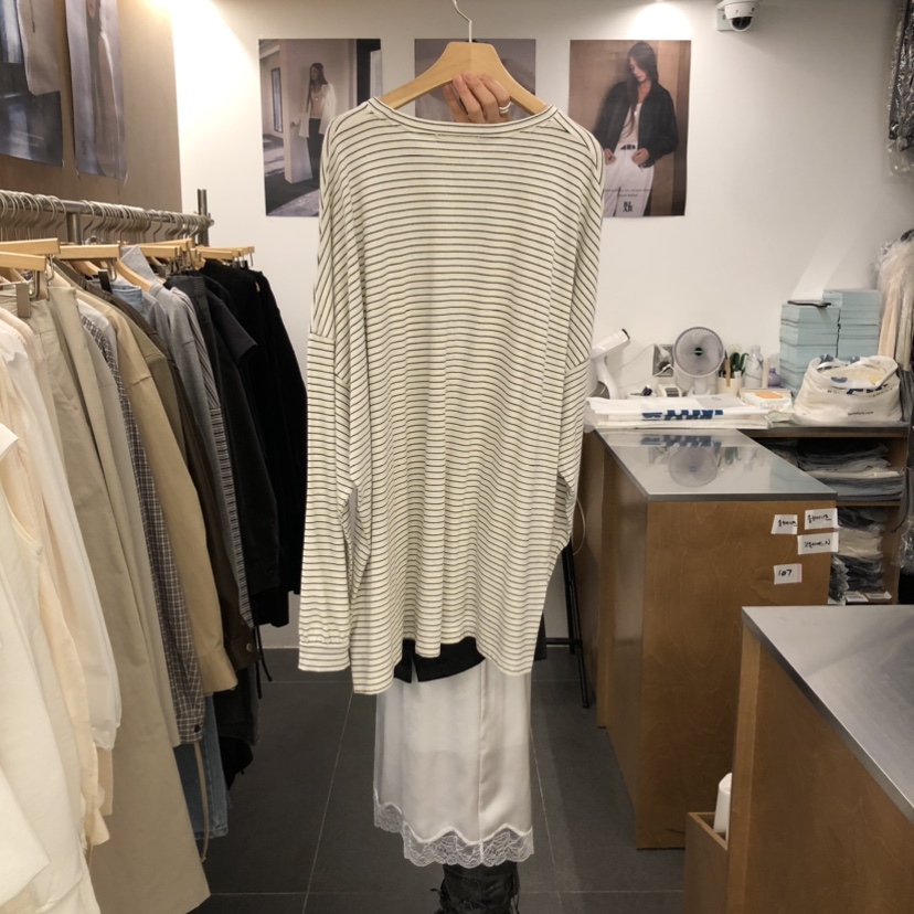 BLAIR韓國代購女裝新款推薦人氣26春夏休閑時尚職業長袖T恤BLAIR seoul長袖T恤