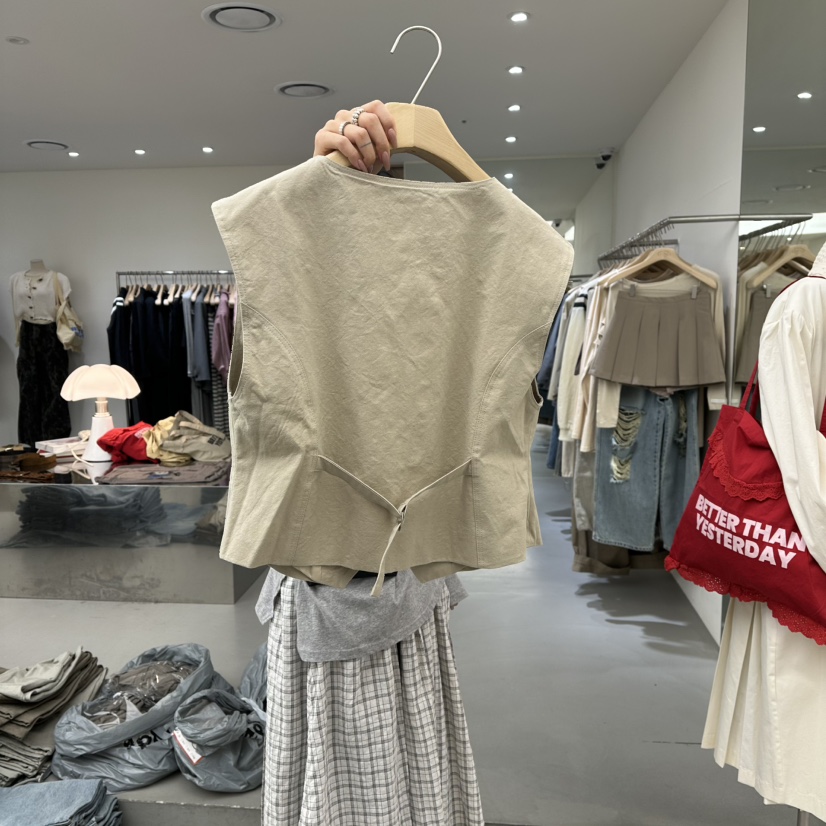 VAULT韓國代購女裝新品人氣休閑真品推薦職業熱賣時尚馬甲VAULT馬甲