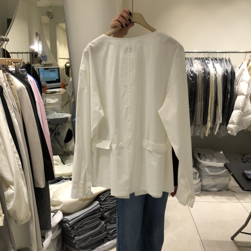 NAVYBURST東大門直郵女士新品人氣職業26春夏真品襯衫蕾絲衫NAVY BURST襯衫/蕾絲衫