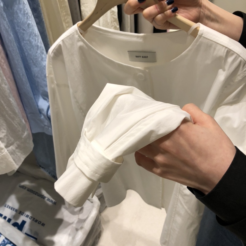 NAVYBURST東大門直郵女士新品人氣職業26春夏真品襯衫蕾絲衫NAVY BURST襯衫/蕾絲衫