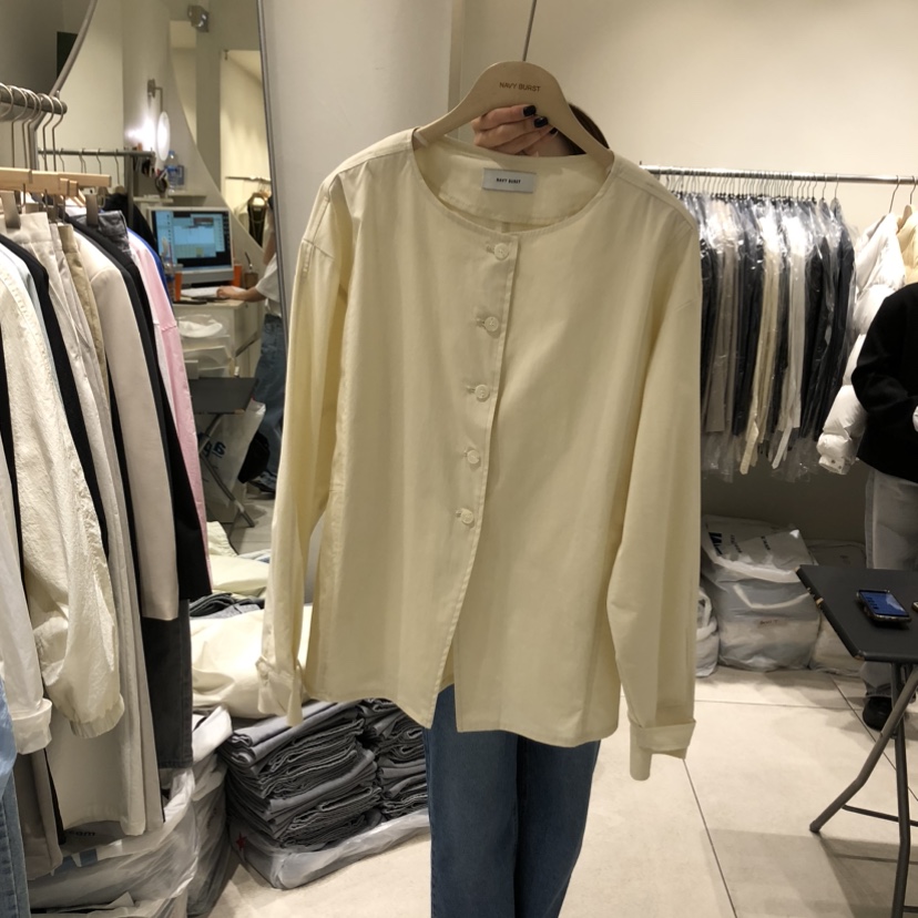 NAVYBURST東大門直郵女士新品人氣職業26春夏真品襯衫蕾絲衫NAVY BURST襯衫/蕾絲衫圖色2