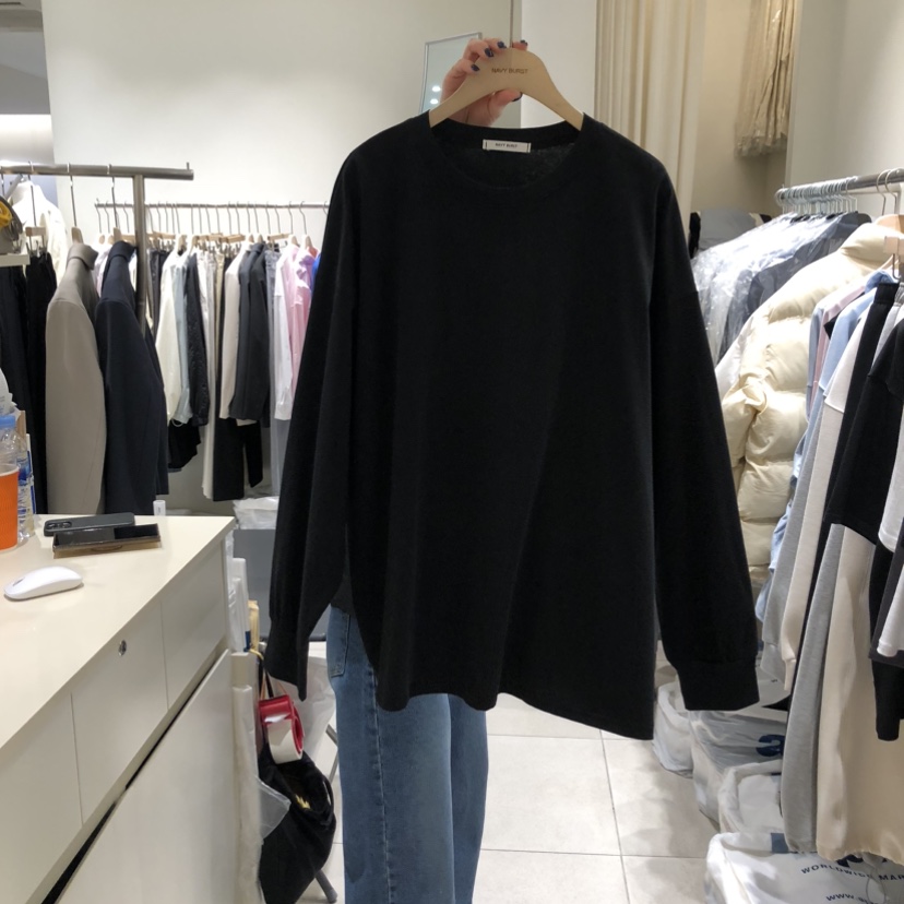 NAVYBURST東大門代購女裝新品真品休閑熱賣時尚26春夏長袖T恤NAVY BURST長袖T恤圖色4