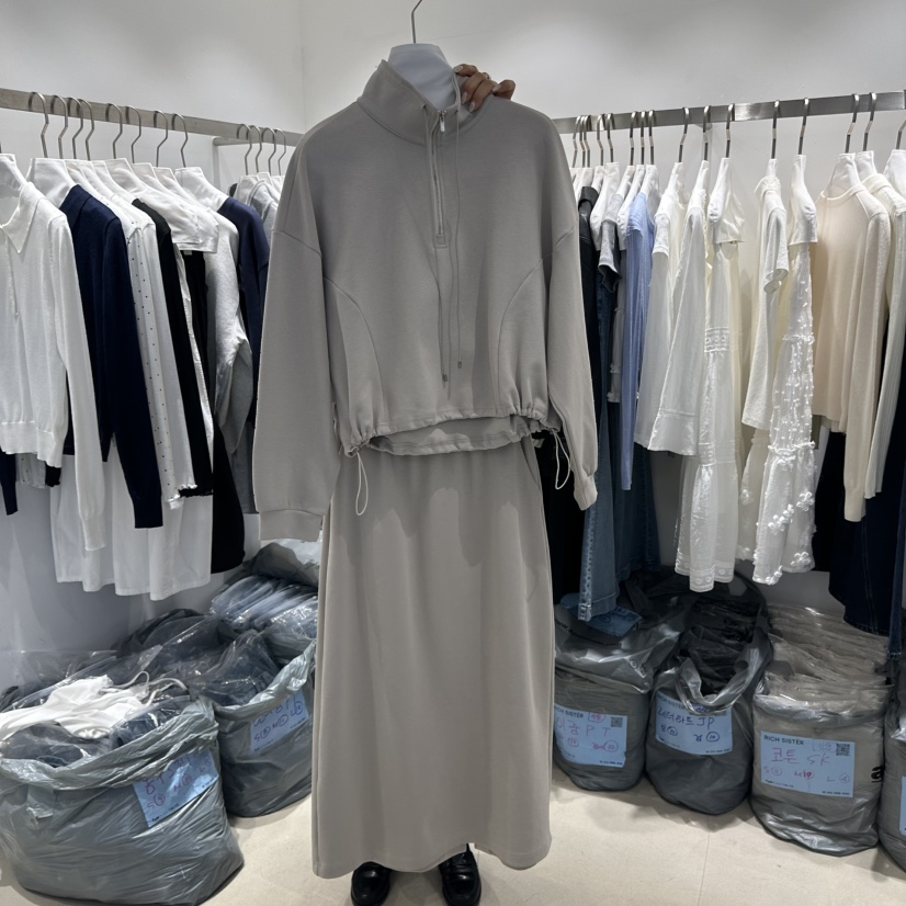 RICH SISTER東大門代購女士新品時尚人氣套裝兩件套棉布RICH SISTER套裝圖色2