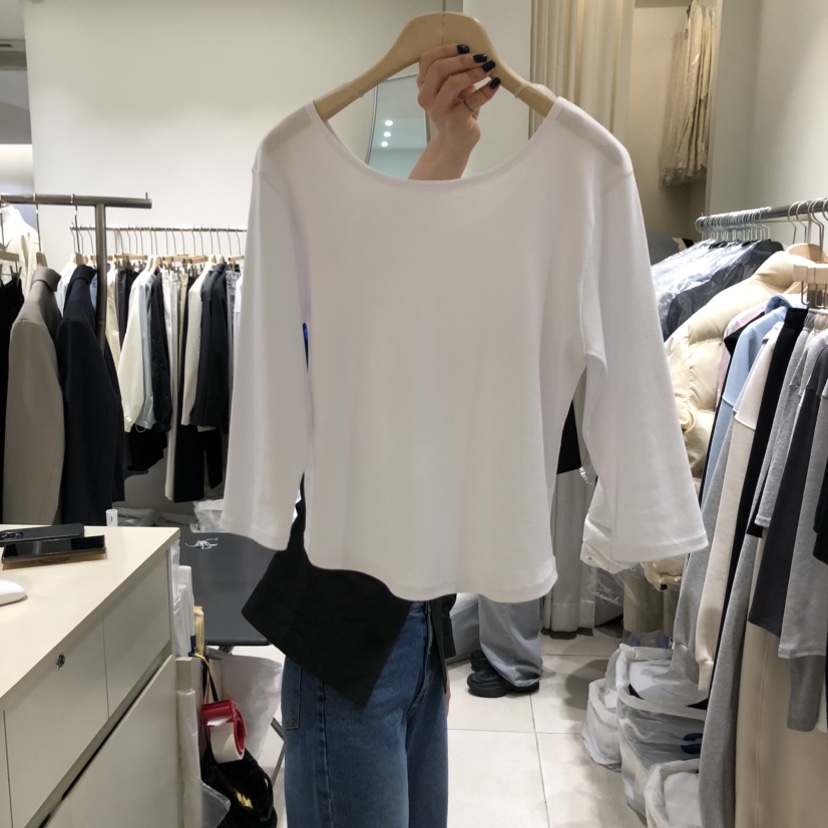 NAVYBURST韓國代購女士新款職業休閑人氣時尚熱賣長袖T恤NAVY BURST長袖T恤