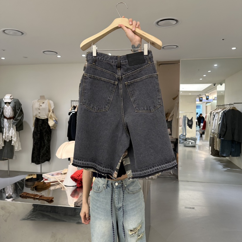 VAULT韓國代購女裝新品26春夏真品時尚人氣休閑熱賣短褲迷彩VAULT短褲