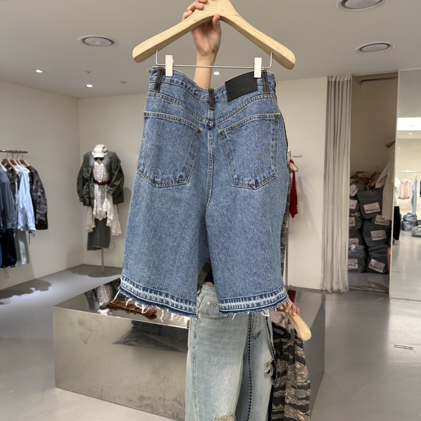 VAULT韓國代購女裝新品26春夏真品時尚人氣休閑熱賣短褲迷彩VAULT短褲