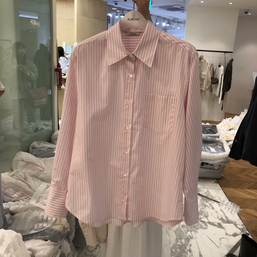 ALMOND東大門直郵女士新品真品推薦時尚26春夏襯衫蕾絲衫ALMOND襯衫/蕾絲衫圖色2