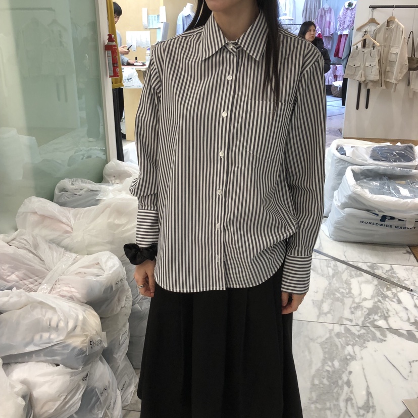 ALMOND東大門直郵女士新品真品推薦時尚26春夏襯衫蕾絲衫ALMOND襯衫/蕾絲衫圖色3