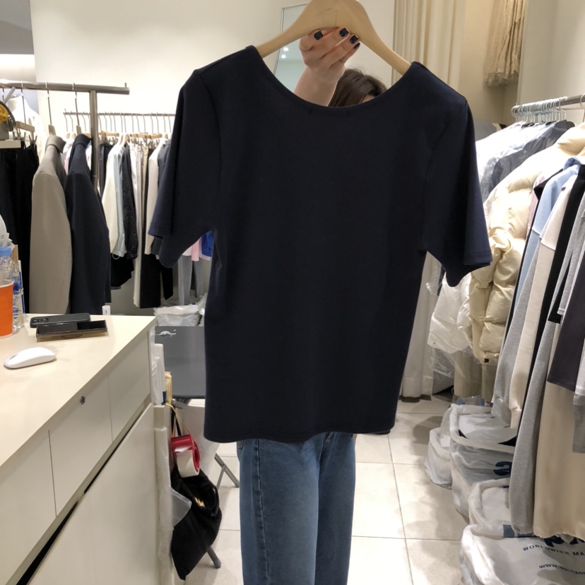 NAVYBURST東大門實拍女裝新品休閑人氣推薦真品時尚26春夏T恤NAVY BURSTT恤