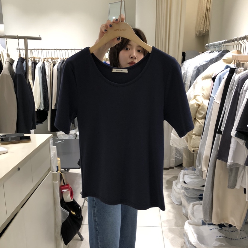 NAVYBURST東大門實拍女裝新品休閑人氣推薦真品時尚26春夏T恤NAVY BURSTT恤圖色3