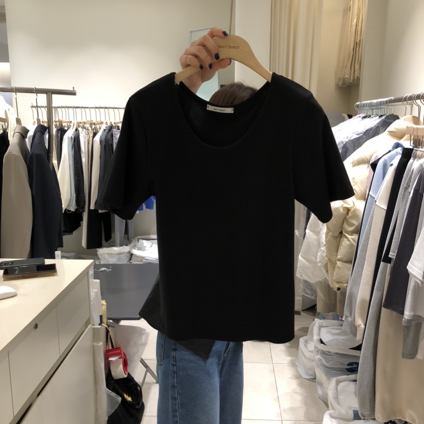 NAVYBURST東大門實拍女裝新品休閑人氣推薦真品時尚26春夏T恤NAVY BURSTT恤圖色4