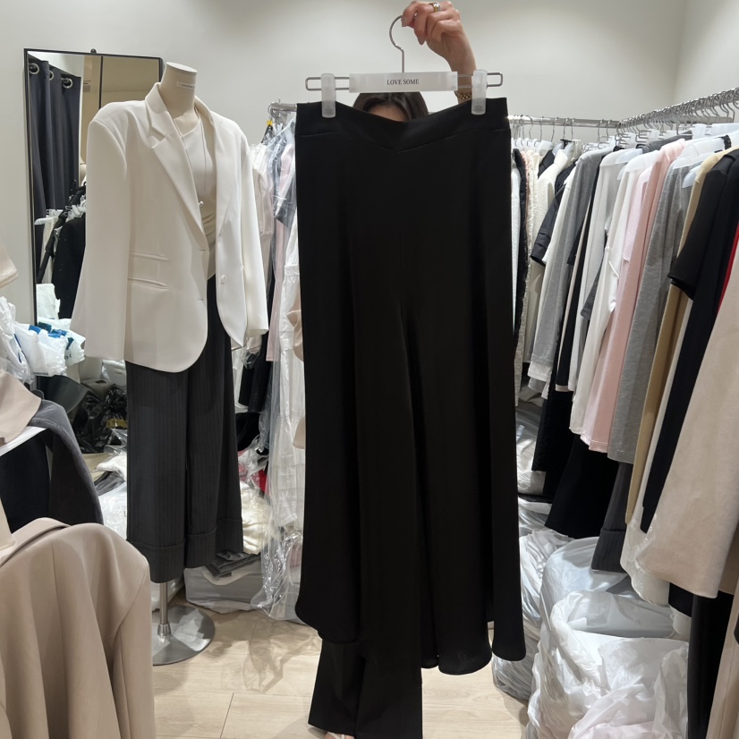 LOVE SOME東大門代購女裝新款真品職業26春夏時尚裙褲緞面LOVE SOME裙褲