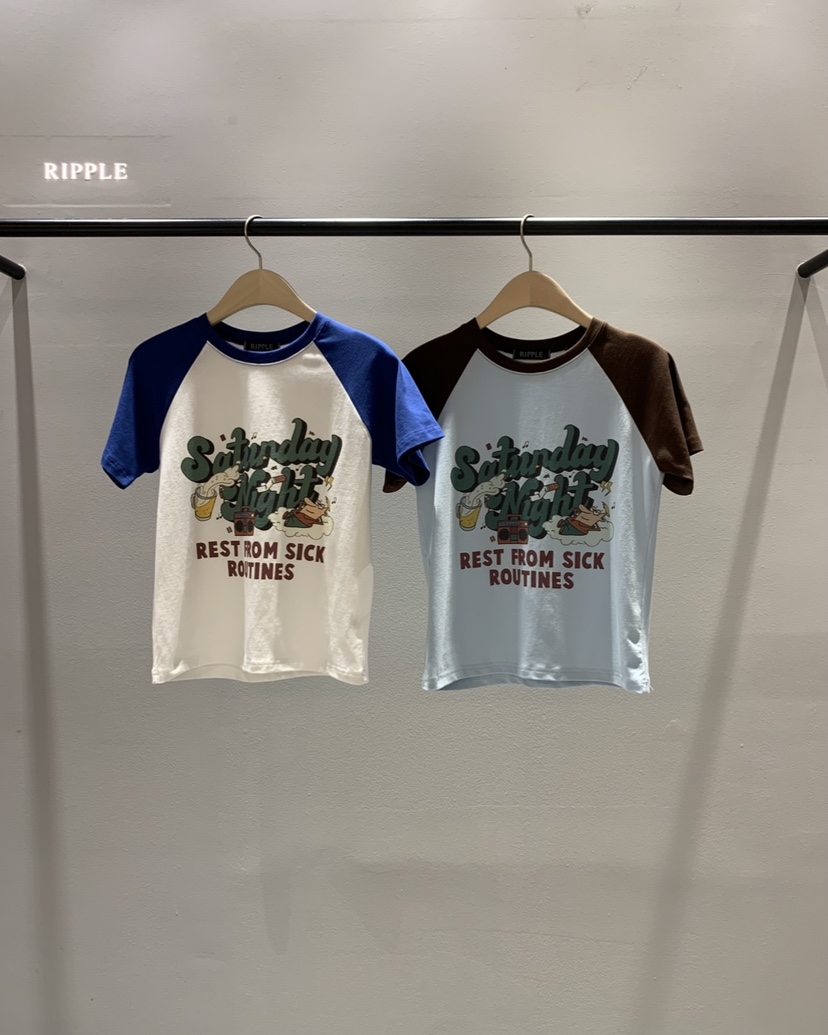 RIPPLE-P韓國直郵女士新品26春夏休閑熱賣人氣推薦職業T恤RIPPLE-PT恤