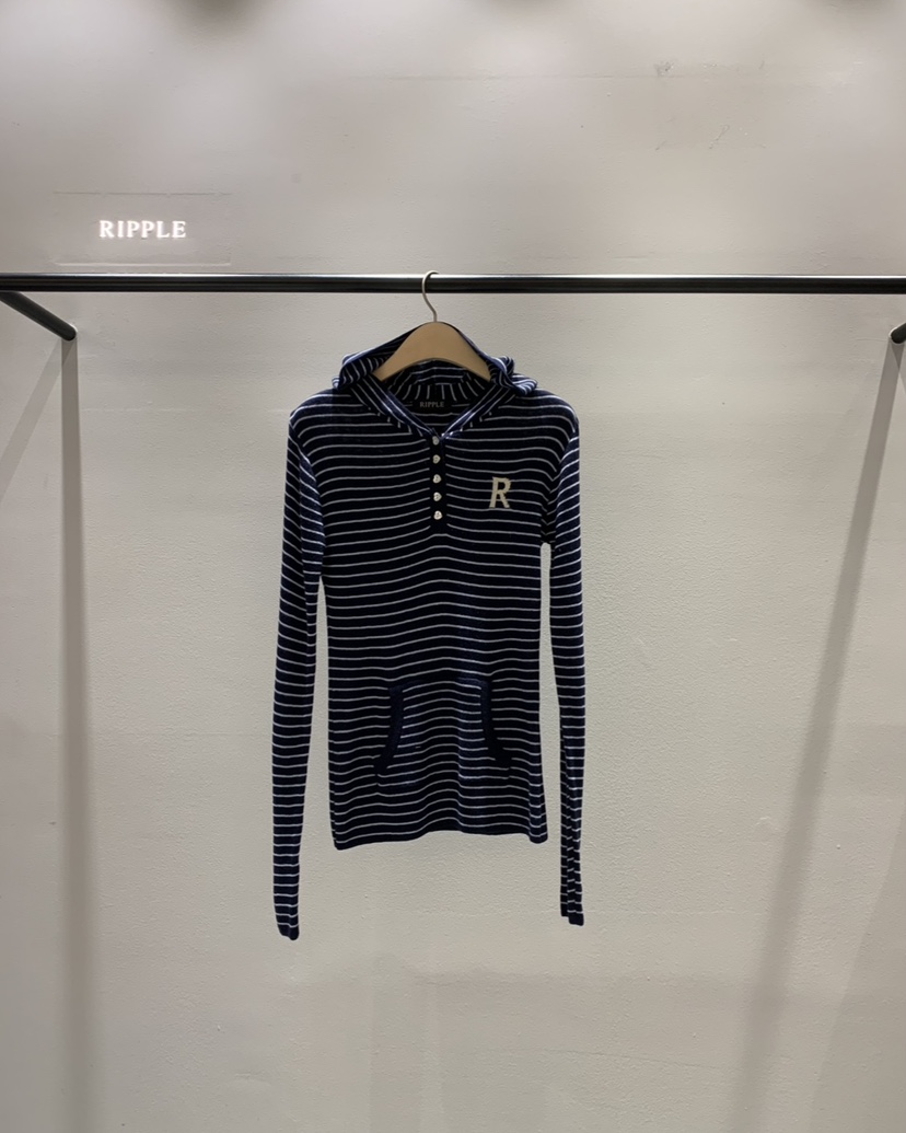 RIPPLE-P韓國代購女士新款休閑推薦針織衫連帽針織衫口袋RIPPLE-P針織衫圖色3