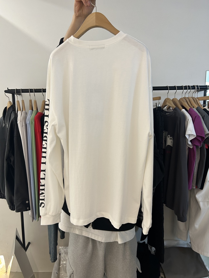 AS THOUGHT東大門代購女士新款休閑熱賣26春夏真品長袖T恤AS THOUGHT長袖T恤