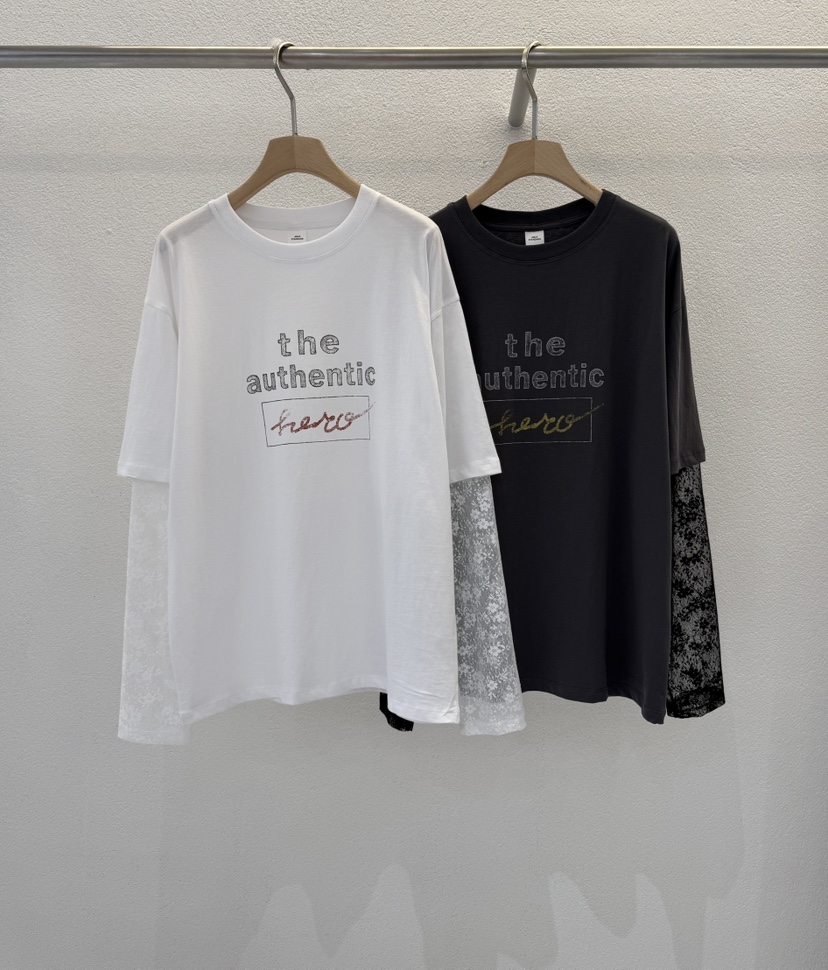 ABLERING東大門實拍女士新品26春夏休閑推薦長袖T恤假兩件ABLE STANDARD/ABLERING長袖T恤