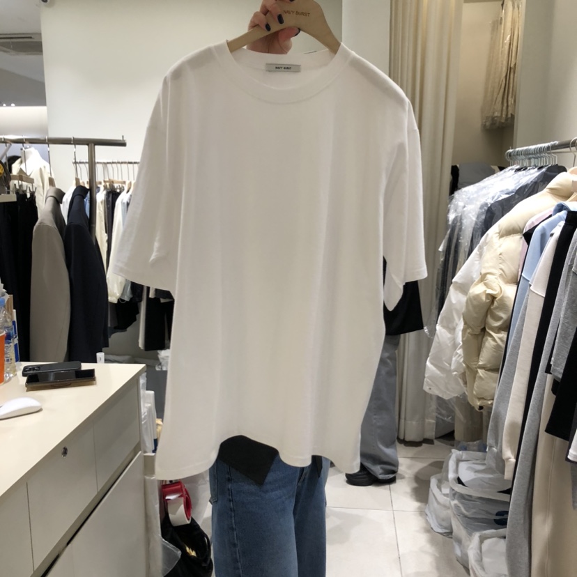 NAVYBURST東大門實拍女裝新品熱賣時尚人氣休閑26春夏T恤NAVY BURSTT恤圖色1