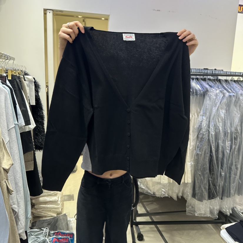 OUTFIT東大門實拍女裝新款職業真品26春夏時尚人氣休閑毛衣OUTFIT毛衣圖色2