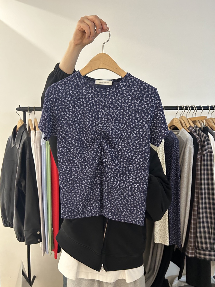 AS THOUGHT東大門直郵女士新品真品人氣職業熱賣T恤羊毛AS THOUGHTT恤圖色2