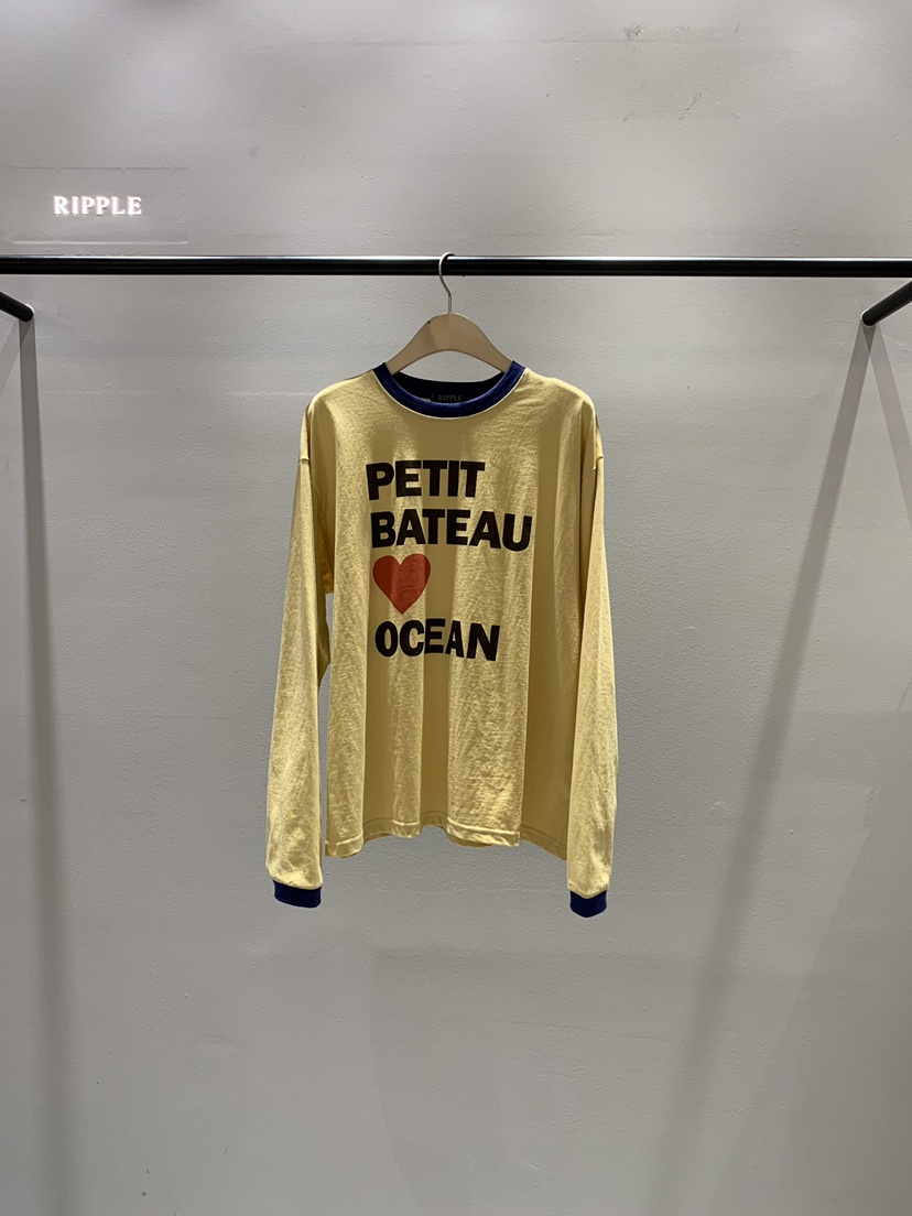 RIPPLE-P韓國直郵女士新品熱賣人氣休閑職業26春夏長袖T恤RIPPLE-P長袖T恤圖色2