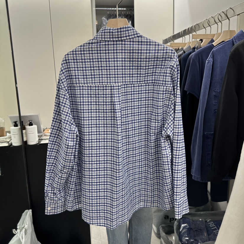 WRITTEN BY東大門代購女裝新款真品26春夏襯衫蕾絲衫格子WRITTEN BY襯衫/蕾絲衫