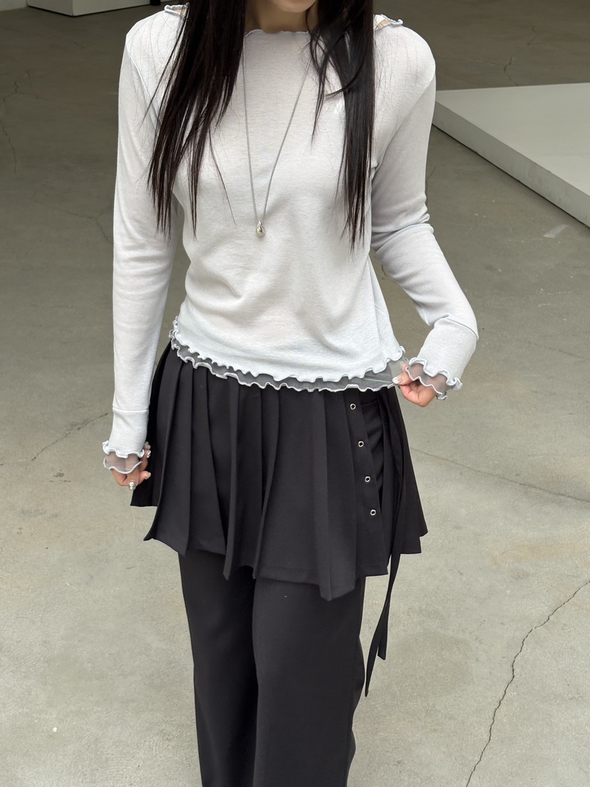 Verbena東大門代購女士新款真品職業休閑推薦熱賣長袖T恤Verbena長袖T恤