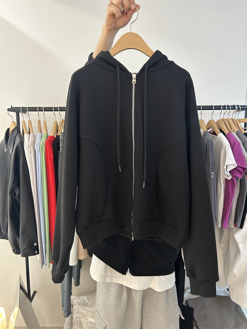 AS THOUGHT東大門實拍女士新品職業推薦26春夏休閑夾克兜帽AS THOUGHT夾克圖色3