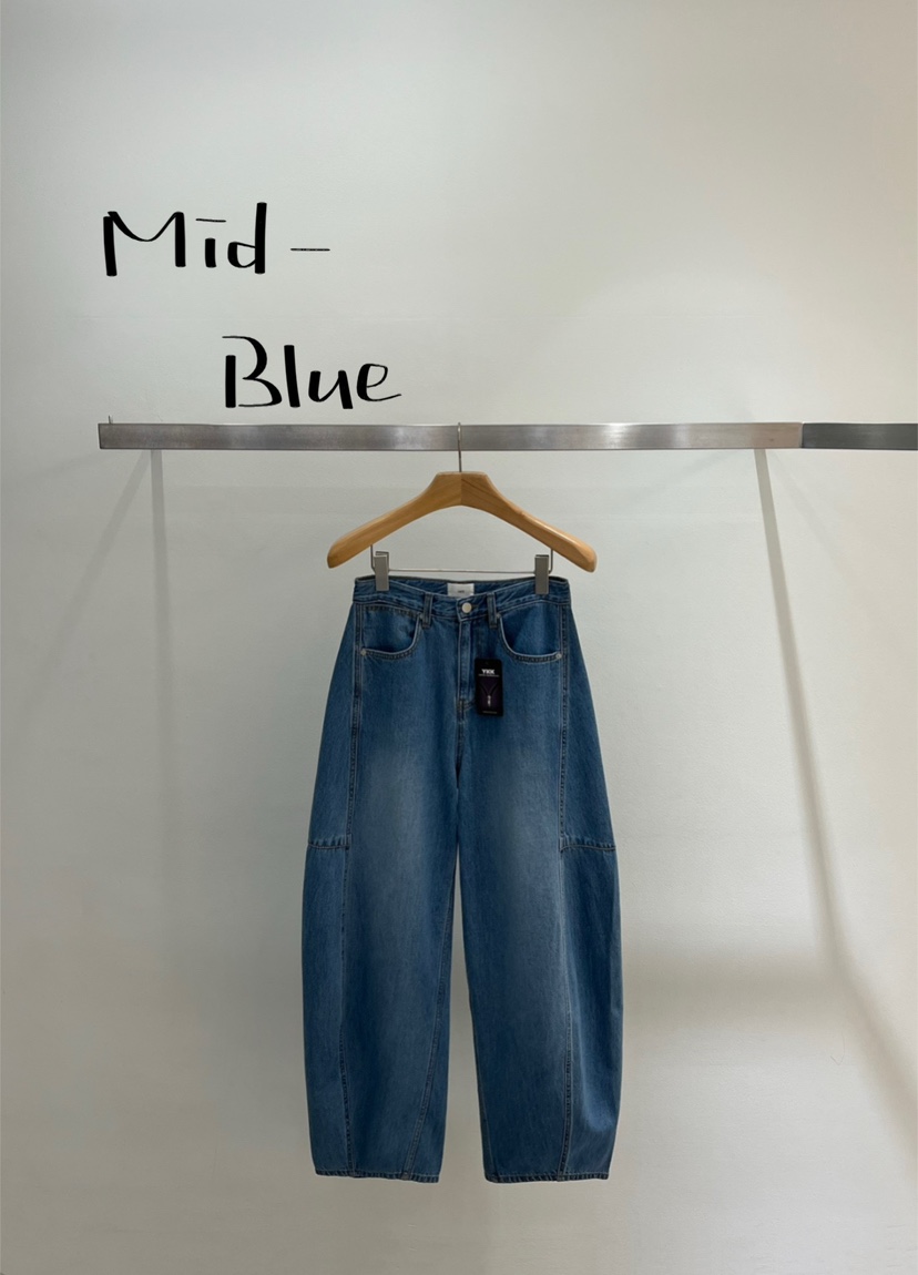 ONESTASTE韓國代購女裝新款真品時尚職業26春夏休閑牛仔褲TASTE/ONESTASTE牛仔褲圖色2