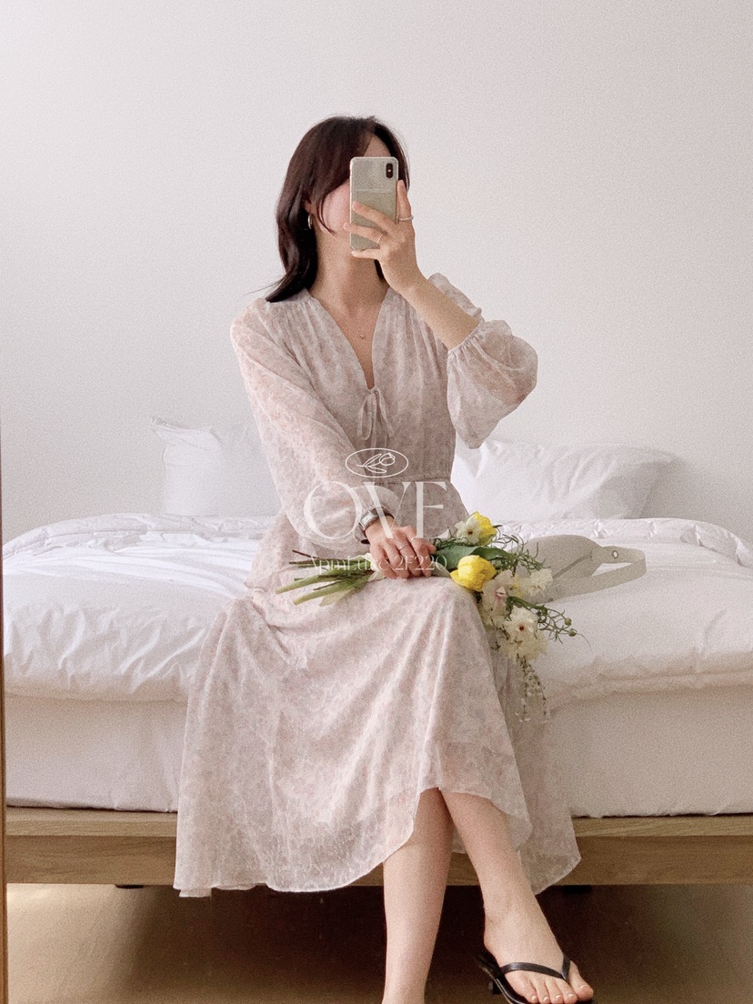 OVE韓國代購女裝新品熱賣人氣休閑時尚26春夏推薦職業連衣裙OVE連衣裙
