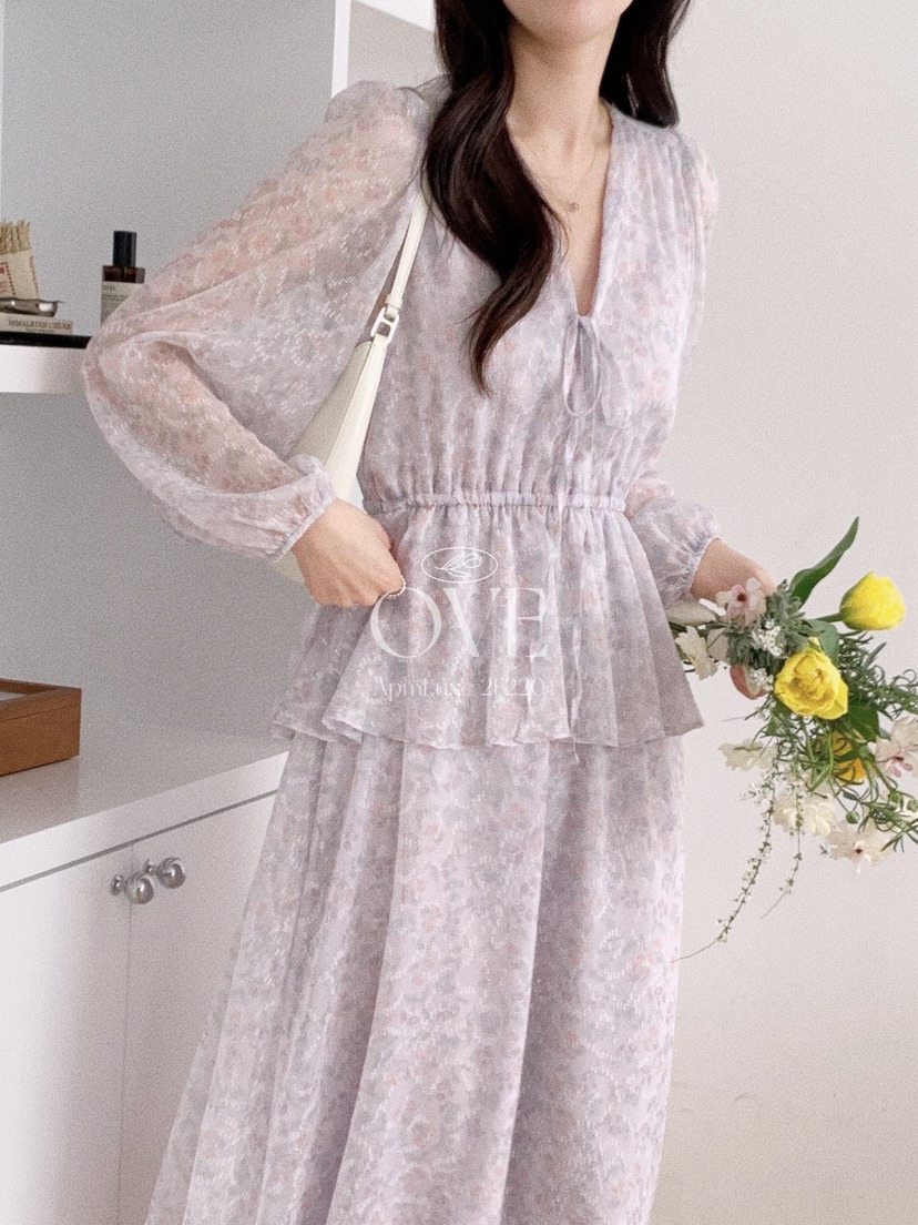 OVE韓國代購女裝新品熱賣人氣休閑時尚26春夏推薦職業連衣裙OVE連衣裙