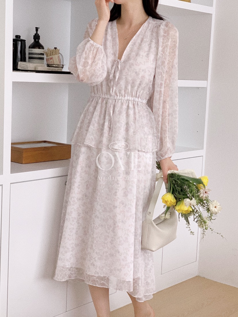 OVE韓國代購女裝新品熱賣人氣休閑時尚26春夏推薦職業連衣裙OVE連衣裙