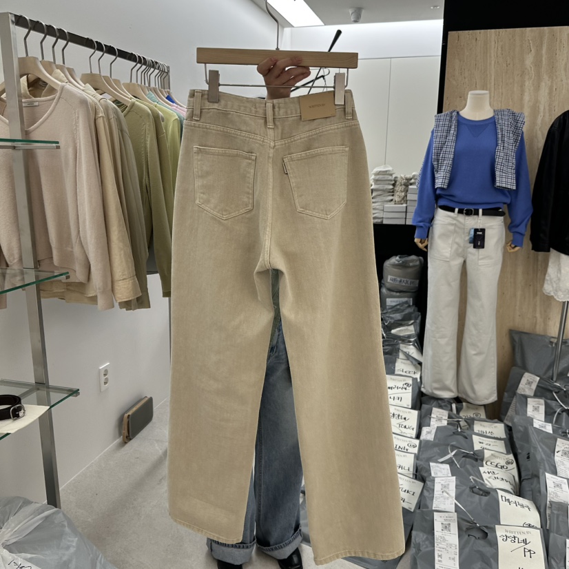 WRITTEN BY韓國代購女士新品時尚休閑人氣休閑褲不含腰帶WRITTEN BY休閑褲