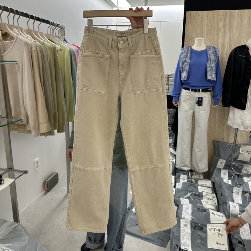 WRITTEN BY韓國代購女士新品時尚休閑人氣休閑褲不含腰帶WRITTEN BY休閑褲圖色1