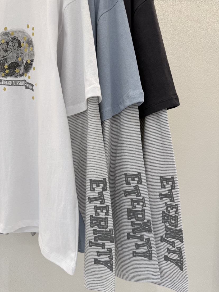 ABLERING韓國直郵女裝新品職業熱賣推薦休閑長袖T恤假兩件ABLE STANDARD/ABLERING長袖T恤