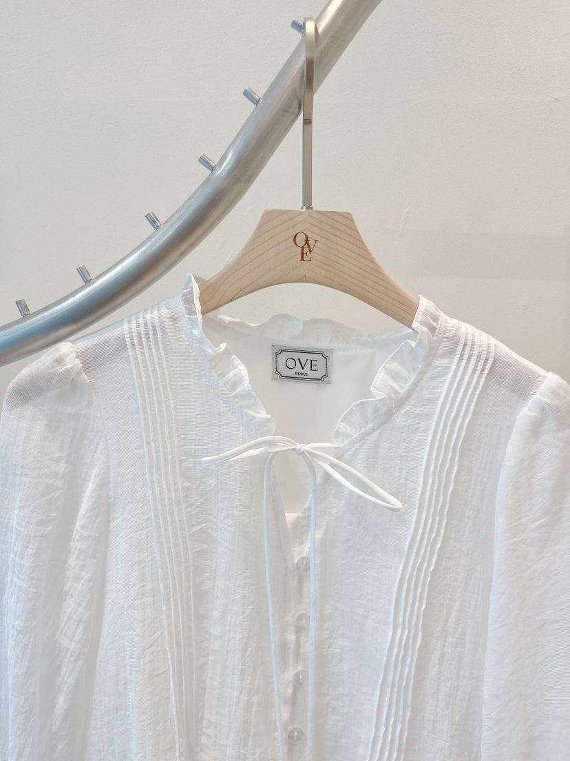 OVE東大門實拍女裝新品推薦人氣職業26春夏時尚襯衫蕾絲衫OVE襯衫/蕾絲衫