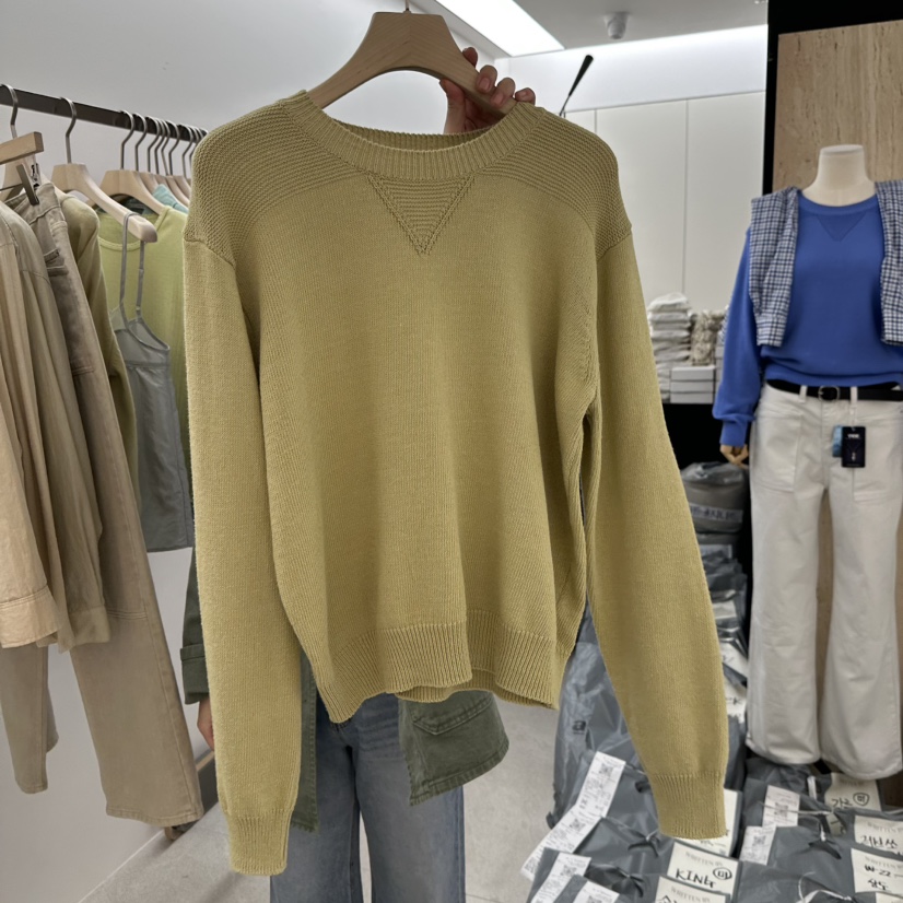 WRITTEN BY東大門直郵女裝新款人氣職業推薦26春夏休閑毛衣WRITTEN BY毛衣圖色1